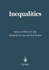 Image for Inequalities : Selecta of Elliott H. Lieb