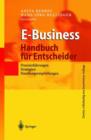 Image for E-Business - Handbuch fur Entscheider : Praxiserfahrungen, Strategien, Handlungsempfehlungen