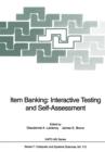 Image for Item Banking: Interactive Testing and Self-Assessment