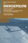 Image for Energiepolitik : Technische Entwicklung, politische Strategien, Handlungskonzepte zu erneuerbaren Energien und zur rationellen Energienutzung