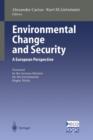 Image for Environmental Change and Security : A European Perspective