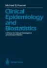 Image for Clinical Epidemiology and Biostatistics