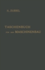 Image for Taschenbuch fur den Maschinenbau