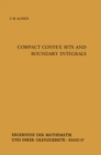 Image for Compact Convex Sets and Boundary Integrals
