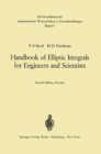 Image for Handbook of Elliptic Integrals for Engineers and Scientists : 67