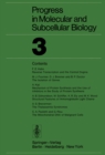 Image for Progress in Molecular and Subcellular Biology 3