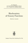 Image for Biochemistry of Sensory Functions: 25. Colloquium am 25.-27. April 1974 : 25