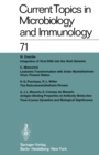 Image for Current Topics in Microbiology and Immunology / Ergebnisse der Mikrobiologie und Immunitatsforschung : 71