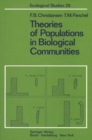 Image for Theories of Populations in Biological Communities : 20