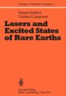 Image for Lasers and Excited States of Rare Earths