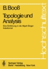 Image for Topologie Und Analysis: Einfuhrung in Die Atiyah-singer-indexformel