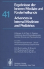 Image for Ergebnisse der Inneren Medizin und Kinderheilkunde / Advances in Internal Medicine and Pediatrics : 41