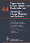 Image for Ergebnisse der Inneren Medizin und Kinderheilkunde/Advances in Internal Medicine and Pediatrics