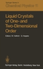 Image for Liquid Crystals of One- and Two-Dimensional Order: Proceedings of the Conference on Liquid Crystals of One- and Two-Dimensional Order and Their Applications, Garmisch- Partenkirchen, Federal Republic of Germany, January 21-25, 1980 : 11