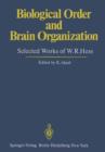 Image for Biological Order and Brain Organization