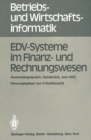 Image for EDV-Systeme im Finanz- und Rechnungswesen: Anwendergesprach Osnabruck, 8. - 9. Juni 1982