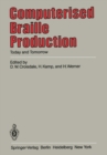 Image for Computerised Braille Production: Today and Tomorrow