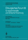 Image for Chirurgisches Forum &#39;83 Fur Experimentelle Und Klinische Forschung: 100. Kongre Der Deutschen Gesellschaft Fur Chirurgie, Berlin, 6. Bis 9. April 1983