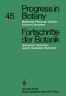 Image for Progress in Botany / Fortschritte der Botanik