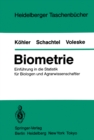 Image for Biometrie: Einfuhrung in die Statistik fur Biologen und Agrarwissenschaftler