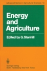 Image for Energy and Agriculture