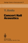 Image for Concert Hall Acoustics