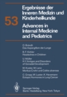 Image for Ergebnisse der Inneren Medizin und Kinderheilkunde/Advances in Internal Medicine and Pediatrics: Neue Foige