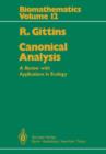 Image for Canonical Analysis : A Review with Applications in Ecology
