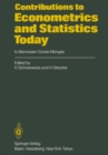 Image for Contributions to Econometrics and Statistics Today: In Memoriam Gunter Menges