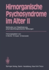 Image for Hirnorganische Psychosyndrome im Alter II: Methoden zur Objektivierung pharmakotherapeutischer Wirkungen