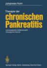 Image for Therapie der chronischen Pankreatitis