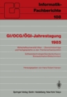 Image for GI/OCG/OGI-Jahrestagung 1985: Wirtschaftsuniversitat Wien Ubersichtsbeitrage und Fachgesprache zu den Themenschwerpunkten