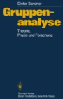 Image for Gruppenanalyse: Theorie, Praxis, Forschung