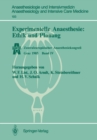 Image for Experimentelle Anaesthesie: Ethik und Planung: Zentraleuropaischer Anaesthesiekongre Graz 1985 Band IV : 193