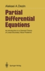 Image for Partial Differential Equations: An Introduction to a General Theory of Linear Boundary Value Problems