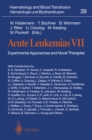 Image for Acute Leukemias VII: Experimental Approaches and Novel Therapies