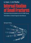 Image for Internal Fixation of Small Fractures