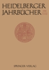 Image for Heidelberger Jahrbucher. : 32
