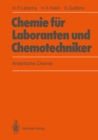 Image for Chemie fur Laboranten und Chemotechniker: Analytische Chemie