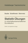 Image for Statistik-ubungen: Im Wirtschaftswissenschaftlichen Grundstudium : 237
