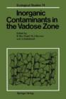 Image for Inorganic Contaminants in the Vadose Zone