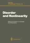 Image for Disorder and Nonlinearity : Proceedings of the Workshop J.R. Oppenheimer Study Center Los Alamos, New Mexico, 4–6 May, 1988
