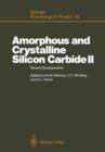 Image for Amorphous and Crystalline Silicon Carbide II