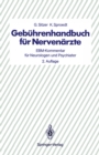 Image for Gebuhrenhandbuch fur Nervenarzte: EBM-Kommentar fur Neurologen und Psychiater