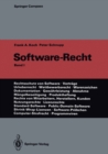 Image for Software-Recht: Band 1