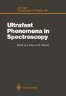 Image for Ultrafast Phenomena in Spectroscopy