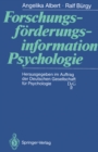 Image for Forschungsforderungsinformation Psychologie