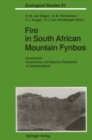 Image for Fire in South African Mountain Fynbos: Ecosystem, Community and Species Response at Swartboskloof : 93