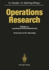 Image for Operations Research: Beitrage zur quantitativen Wirtschaftsforschung