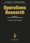 Image for Operations Research : Beitrage zur quantitativen Wirtschaftsforschung